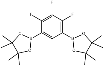 2,2'-(4,5,6-Trifluorobenzene-1,3-diyl)bis(4,4,5,5-tetramethyl-1,3,2-dioxaborolane) Structure