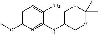 N2-(2,2-Dimethyl-1,3-Dioxan-5-Yl)-6-Methoxypyridine-2,3-Diamine Struktur