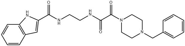 1081148-99-3 N-(2-{[(4-benzylpiperazin-1-yl)(oxo)acetyl]amino}ethyl)-1H-indole-2-carboxamide