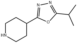 4-(5-isopropyl-1,3,4-oxadiazol-2-yl)piperidine|1082899-74-8