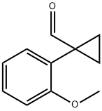 1-(2-methoxyphenyl)cyclopropanecarbaldehyde Struktur