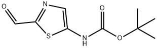 tert-butyl (2-formylthiazol-5-yl)carbamate Struktur