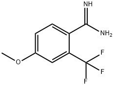 4-methoxy-2-(trifluoromethyl)benzamidine Struktur