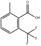 2-Methyl-6-trifluoromethylbenzoic acid Struktur