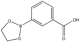 3-(1,3,2-dioxaborolan-2-yl)benzoic acid Struktur