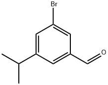 3-溴-5-异丙基苯甲醛,1112210-93-1,结构式