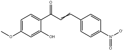 2'-hydroxy-4'-methoxy-4-nitrochalcone Structure