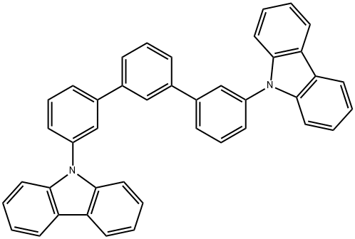 3,3''-Di(9H-carbazol-9-yl)-1,1':3',1''-terphenyl Struktur