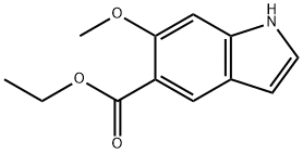 Ethyl 6-methoxy-1H-indole-5-carboxylate,1122710-76-2,结构式