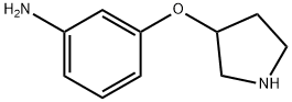 3-(Pyrrolidin-3-yloxy)aniline Struktur