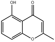 5-hydroxy-2-methyl-4H-chromen-4-one Struktur