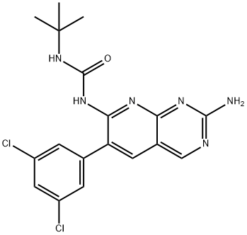 1-(2-Amino-6-(3,5-dichlorophenyl)pyrido[2,3-d]pyrimidin-7-yl)-3-(tert-butyl)urea|1-(2-Amino-6-(3,5-dichlorophenyl)pyrido[2,3-d]pyrimidin-7-yl)-3-(tert-butyl)urea