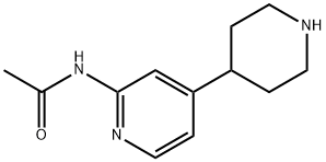 N-(4-(piperidin-4-yl)pyridin-2-yl)acetamide dihydrochloride Struktur
