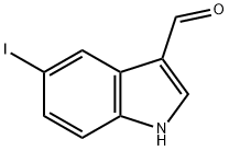 5-Iodo-1H-indole-3-carbaldehyde Struktur