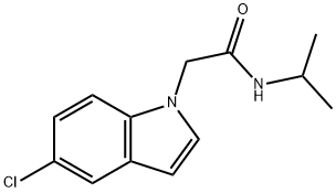 2-(5-chloro-1H-indol-1-yl)-N-(propan-2-yl)acetamide Struktur