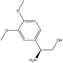 (2S)-2-AMINO-2-(3,4-DIMETHOXYPHENYL)ETHAN-1-OL Struktur