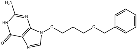 2-amino-9-(3-(benzyloxy)propoxy)-9H-purin-6-ol(WXG00936) 化学構造式