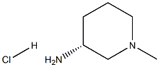 R-1-甲基-3-氨基哌啶盐酸盐, 1149384-64-4, 结构式