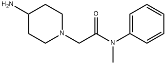 2-(4-aminopiperidin-1-yl)-N-methyl-N-phenylacetamide Structure