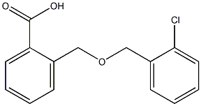 2-(2-Chloro-benzyloxymethyl)-benzoic acid Structure