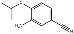 3-氨基-4-(丙烷-2-氧基)苯甲腈,1155116-42-9,结构式