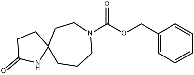 Benzyl 2-Oxo-1,8-Diazaspiro[4.6]Undecane-8-Carboxylate Struktur