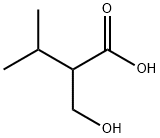 Butanoic acid, 2-(hydroxymethyl)-3-methyl- Structure