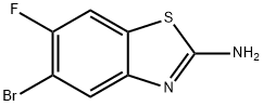 5-bromo-6-fluorobenzo[d]thiazol-2-amine Struktur