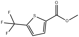 methyl 5-(trifluoromethyl)thiophene-2-carboxylate 结构式