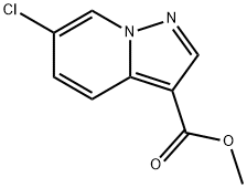 6-Chloro-pyrazolo[1,5-a]pyridine-3-carboxylic acid methyl ester Structure