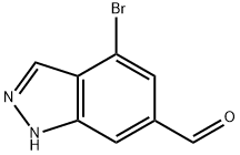 4-Bromo-1H-indazole-6-carboxaldehyde Structure