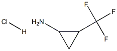 2-(trifluoromethyl)cyclopropan-1-amine hydrochloride, 1172072-62-6, 结构式