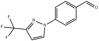 4-[3-(三氟甲基)-1H-吡唑-1-基]苯甲醛, 1172278-17-9, 结构式