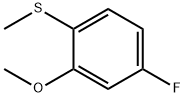 4-Fluoro-2-methoxy-1-(methylsulfanyl)benzene Structure