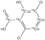 3,6-Dichloro-2-hydroxybenzoic-[13C6] Acid|3,6-二氯水杨酸-13C6 (环-13C6)