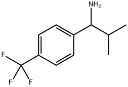 2-METHYL-1-[4-(TRIFLUOROMETHYL)PHENYL]PROPAN-1-AMINE 结构式