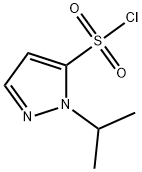 1-异丙基-1H-吡唑-5-磺酰氯 结构式