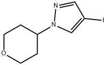 4-碘-1-(四氢-2H-吡喃-4-基)-1H-吡唑, 1175274-93-7, 结构式