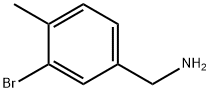 3-bromo-4-methylbenzenemethanamine 化学構造式