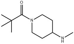 2,2-Dimethyl-1-(4-(methylamino)piperidin-1-yl)propan-1-one Structure