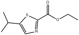 5-异丙基-噻唑-2-羧酸乙酯, 1179337-77-9, 结构式