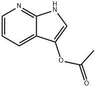 1H-PYRROLO[2,3-B]PYRIDIN-3-YL ACETATE,1181864-34-5,结构式