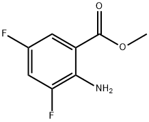 Methyl 2-amino-3,5-difluorobenzoate Structure