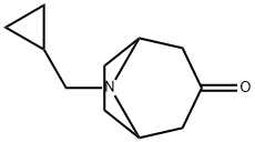 8-(Cyclopropylmethyl)-8-Azabicyclo[3.2.1]Octan-3-One Struktur