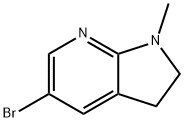 5-Bromo-1-methyl-2,3-dihydro-1H-pyrrolo[2,3-b]pyridine|5-溴-1-甲基-2,3-二氢-1H-吡咯并[2,3-B]吡啶