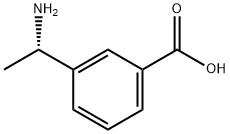 3-((1S)-1-AMINOETHYL)BENZOIC ACID 化学構造式