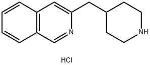 3-哌啶-4-亚甲基-异喹啉二盐酸盐, 1187928-64-8, 结构式