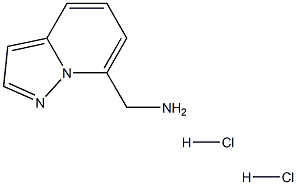 C-Pyrazolo[1,5-a]pyridin-7-yl-methylamine dihydrochloride Struktur