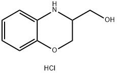 (3,4 - 二氢-2H-苯并[1,4]恶嗪-3 - 基)甲醇盐酸盐 结构式