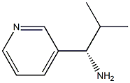 (S)-2-Methyl-1-(pyridin-3-yl)propan-1-amine Structure